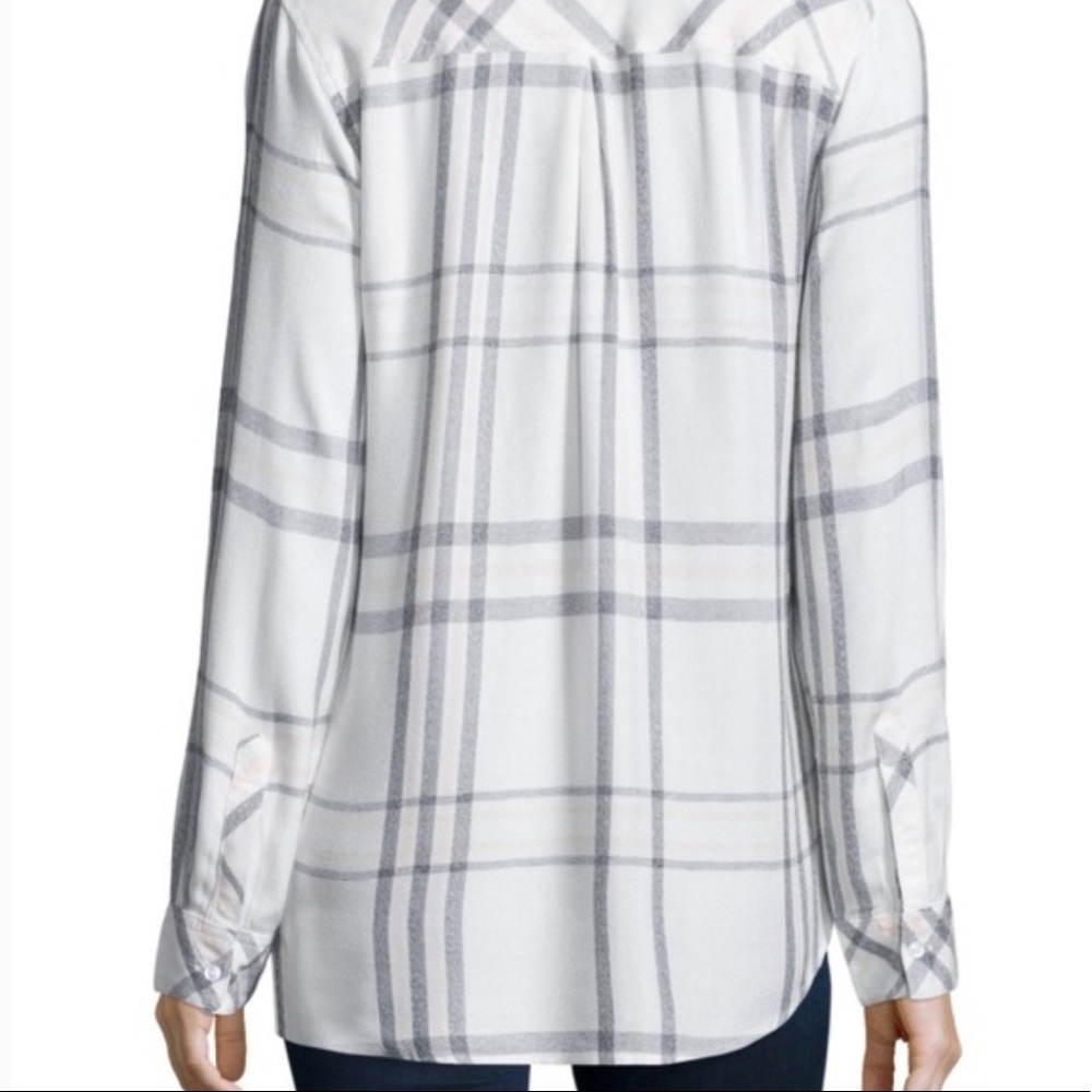Rails Hunter Plaid Shirt in Charcoal Blush Small - Picture 3 of 8